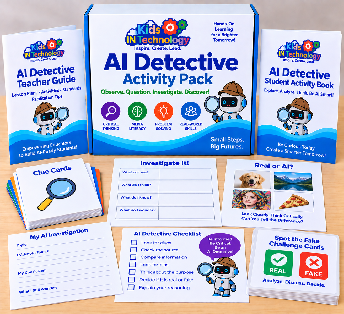 AI Detective Activity Pack